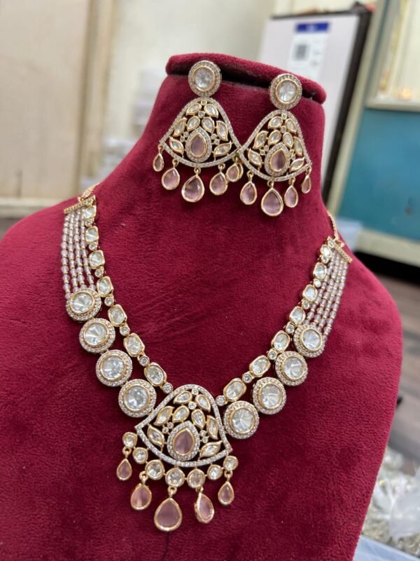 royal kundan & stone choker necklace set
