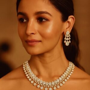 radiant elegance diamond choker set