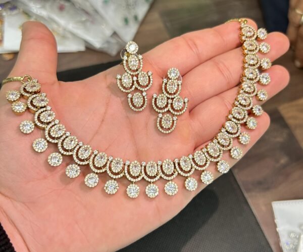 radiant elegance diamond choker set