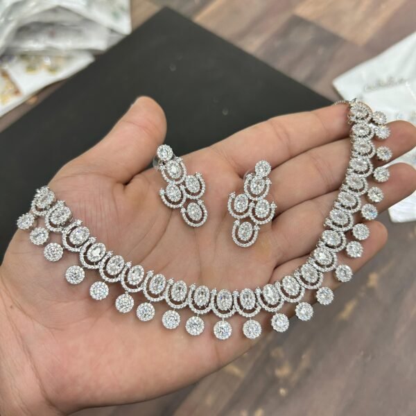 radiant elegance diamond choker set