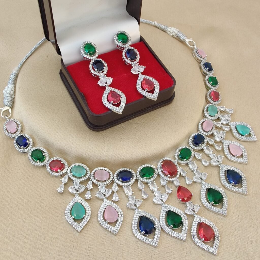 Multicolor Necklace Set