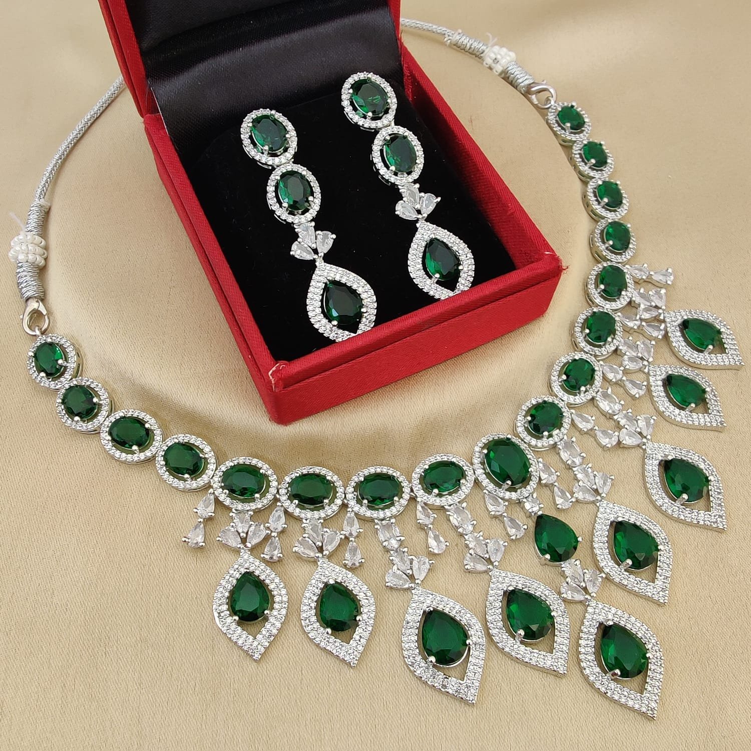 white crystal bridal necklace set white crystal bridal necklace set