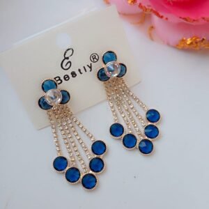 Crystal Stone Drop Earrings